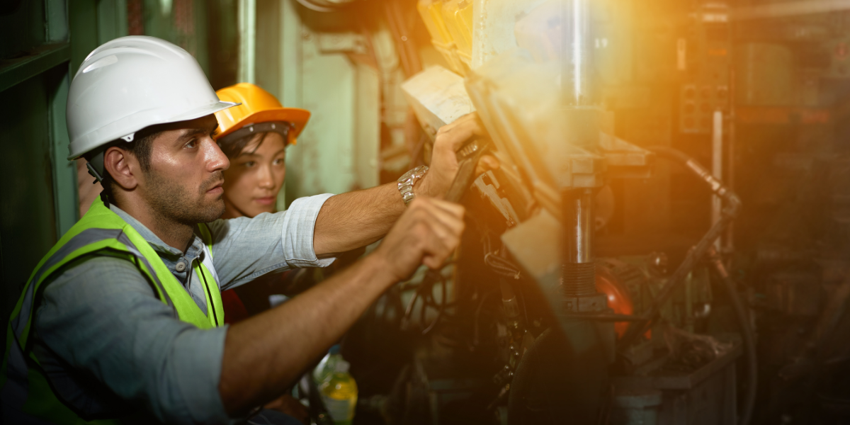 industrial engineer at work